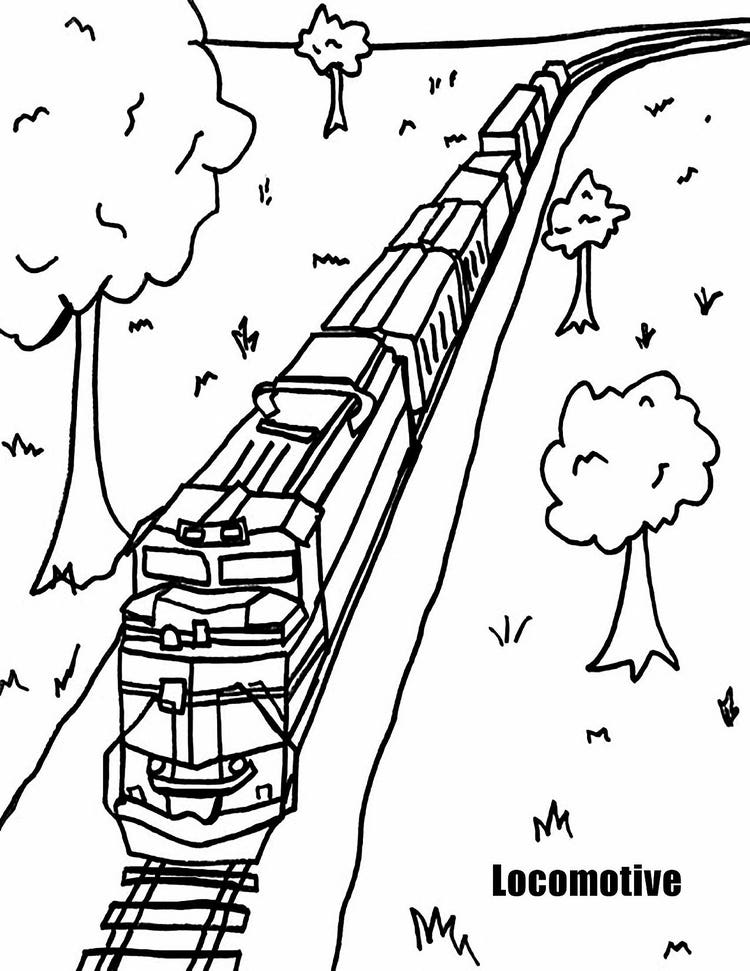 Progress Rail Coloring Book
