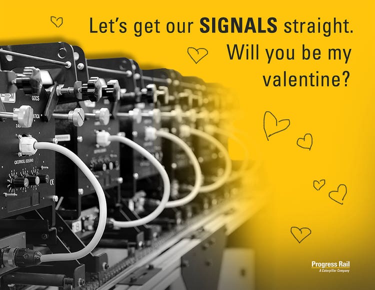 Progress Rail Valentine's Day Card