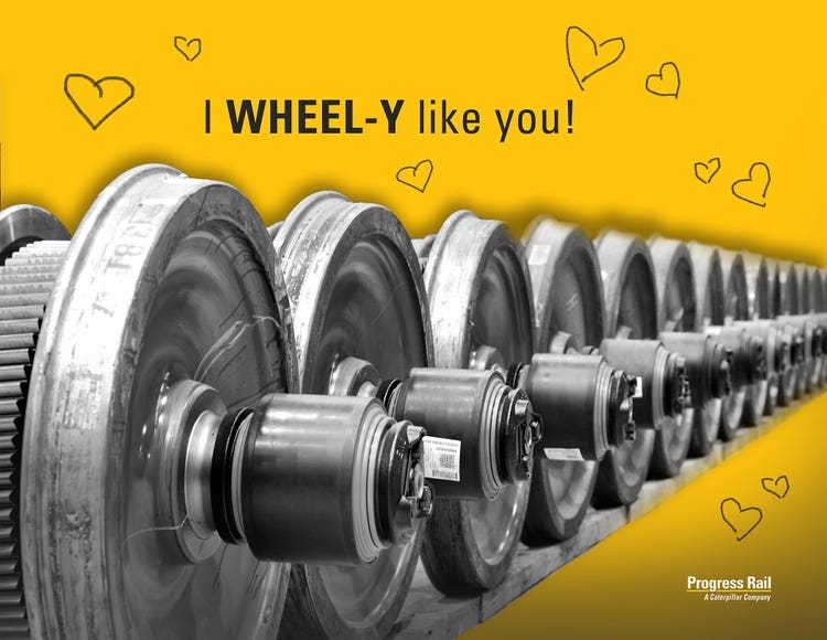 Progress Rail Valentine's Day Card