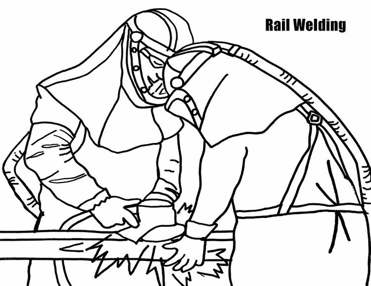 Progress Rail Coloring Book