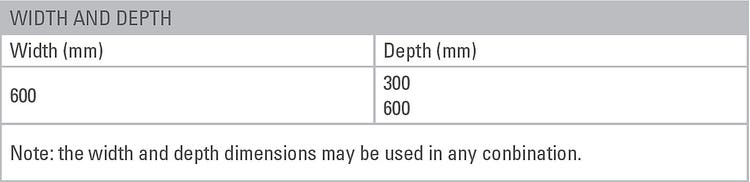 CABINET WIDTH DEPTH