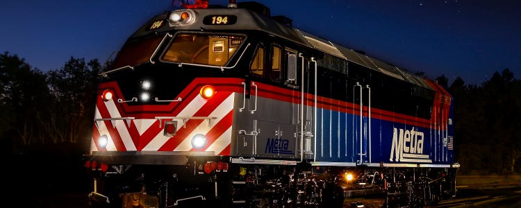 Repowered Passenger Locomotives